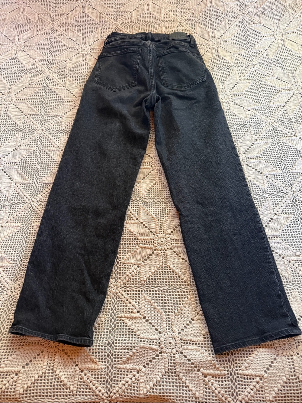 Madewell Black Wide-Leg High-Rise Jeans - Picture 2 of 4